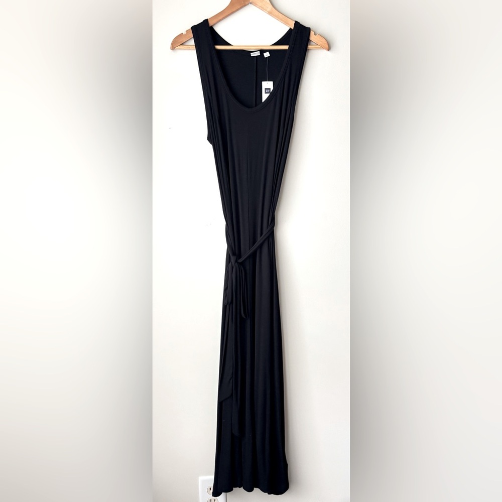 GAP Black Maxi Dress Large NWT❤️
